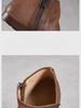 Johnature Stivaletti alla Caviglia Retro Vera Pelle Suola Morbida Versatili Scarpe da Donna in Pelle Bovina