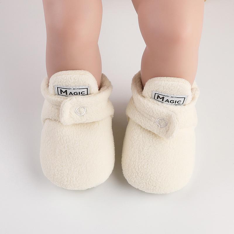 Jiahong Baby Walker Shoes for Infants 0-1 Year Old (Model 2221) 11cm грязно-белый