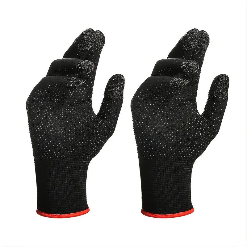 Ultrathin Windproof Winter Touchscreen Game Gloves: Knitted Nylon with Warm Silicone Anti-slip Design