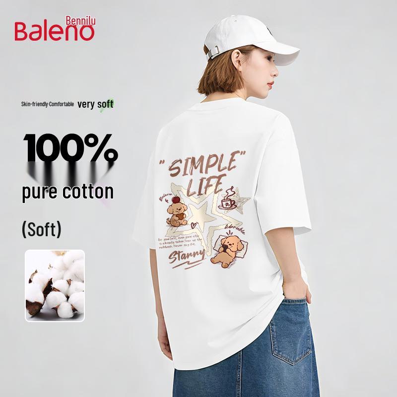 Baleno Women s Pure Cotton Graphic T-Shirt XL