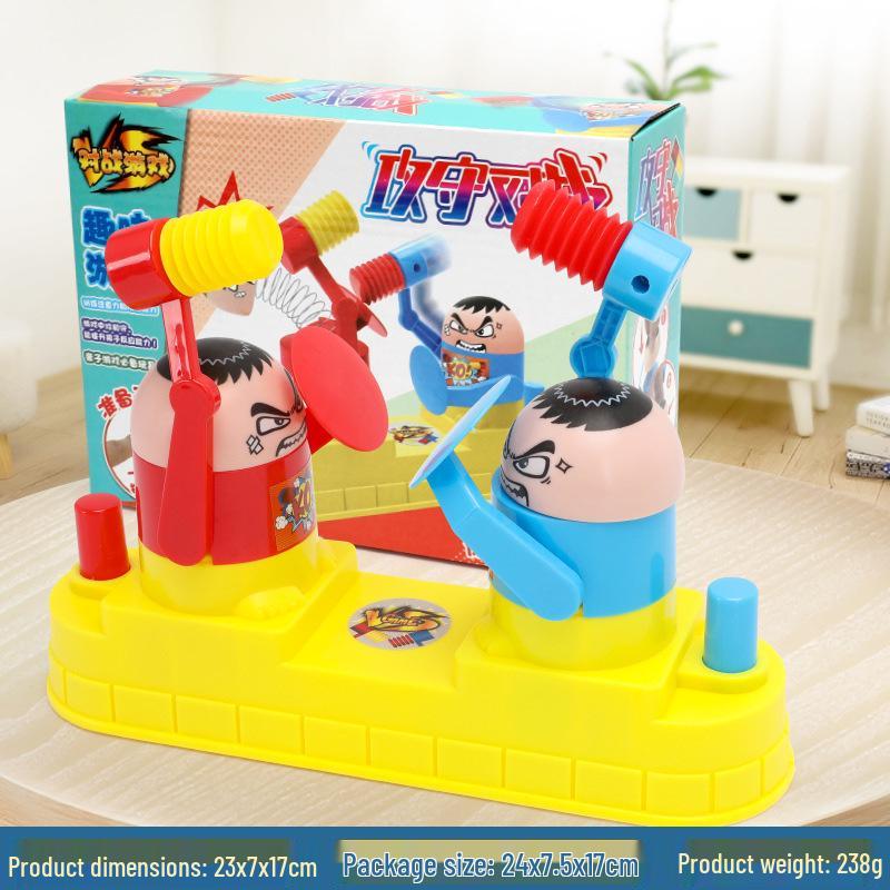 Parent-Child Attack & Defense Battle Hammer Game - TikTok Double Battle Toy