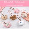1Pc Cute Baby Name Tag Cartoon Bear Doll Bag Kindergarten Backpack Pendant Baby Newborn Bag Ornaments Keyrings