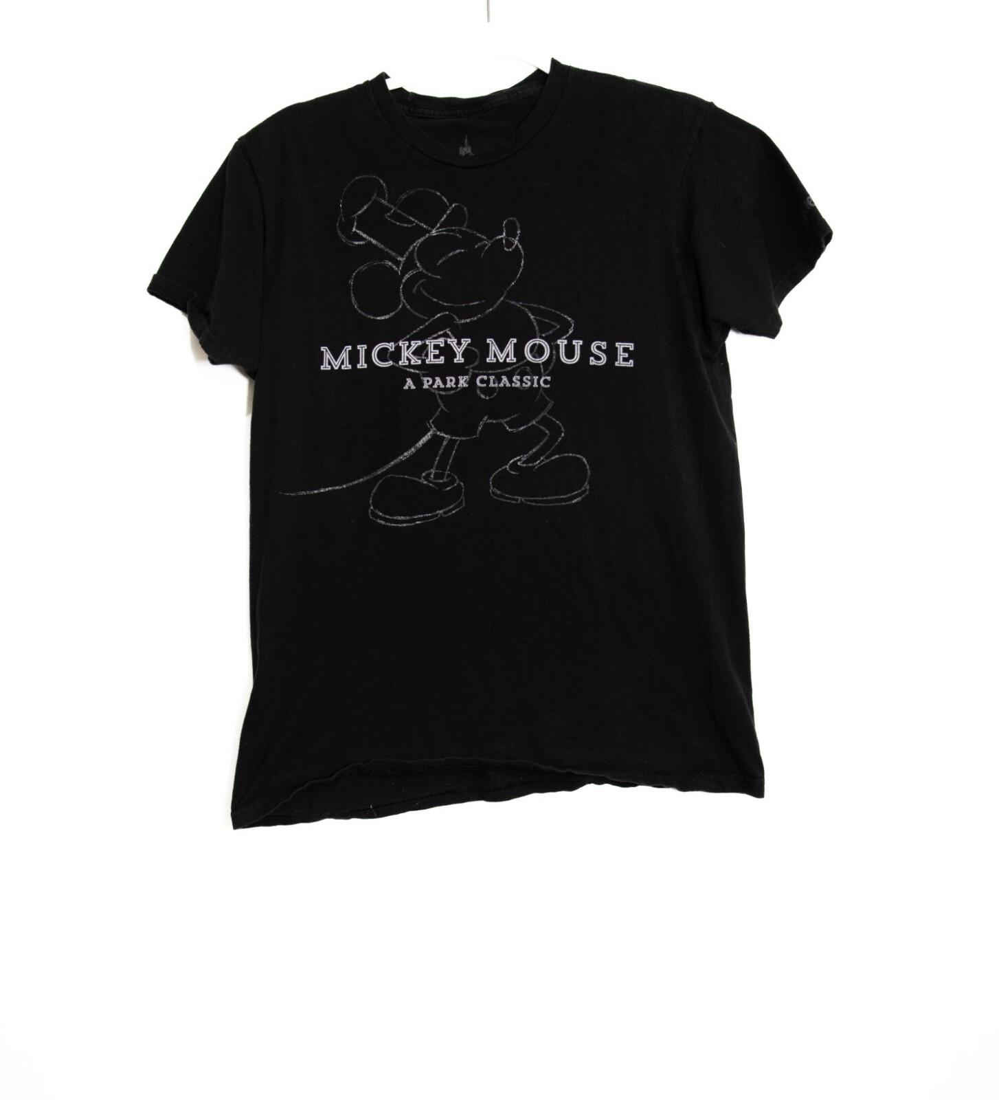 Vintage Disney Mickey Mouse A Park Classic Black T-Shirt M S