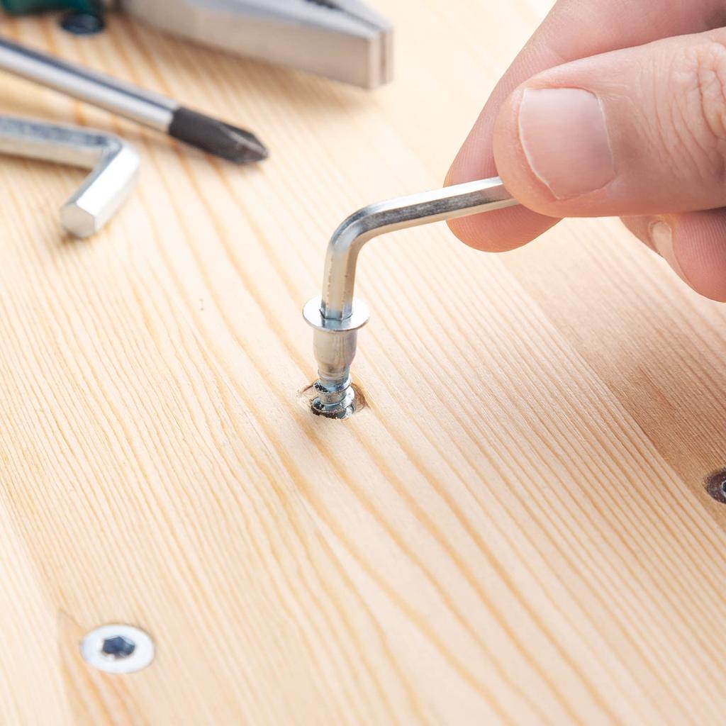 Uxcell 8mm Steel Short Hex Wrench Set for Screw Removal and Furniture Bicycle and Motorcycle Black 20-Pack CR-V L-Shaped Tightening, Assembly, Repair,