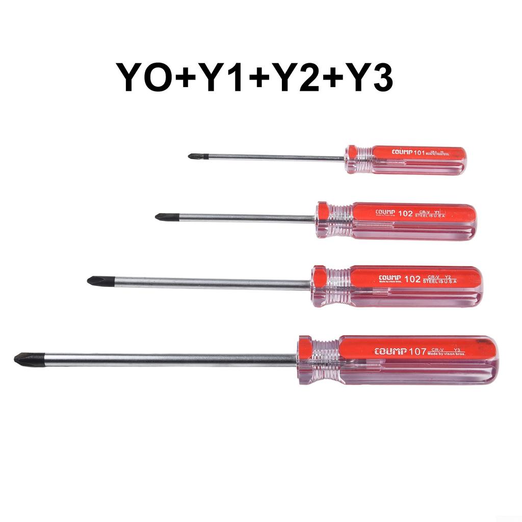 4pcs Y-shaped Screwdriver For Furniture Repair Nonslip