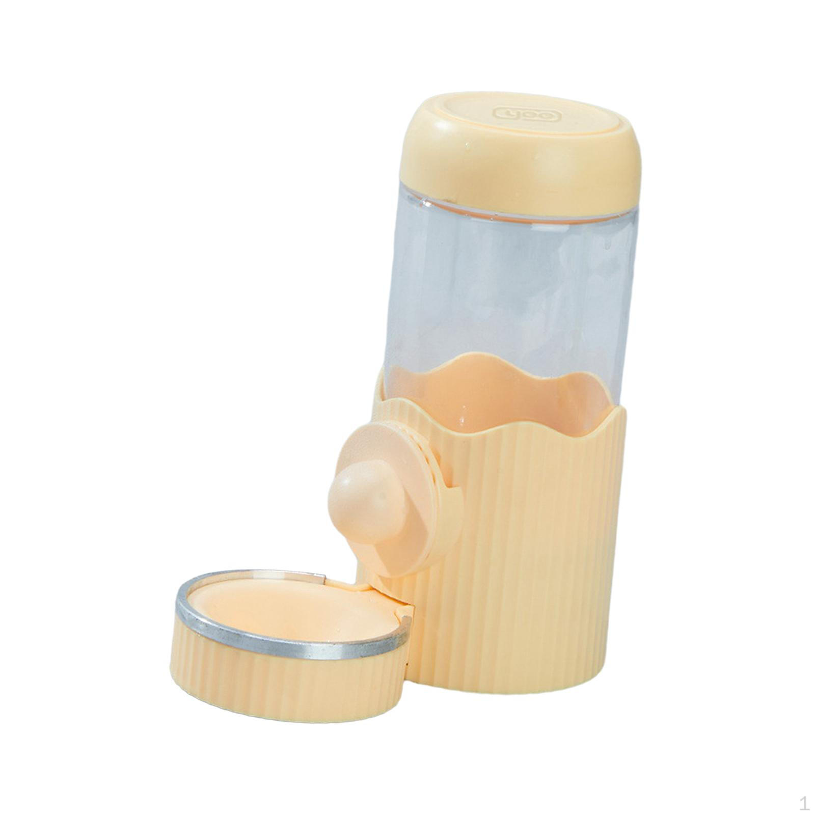 

Автоматическая поилка Портативный диспенсер для питьевой воды Бутылка для хомяка жёлтый