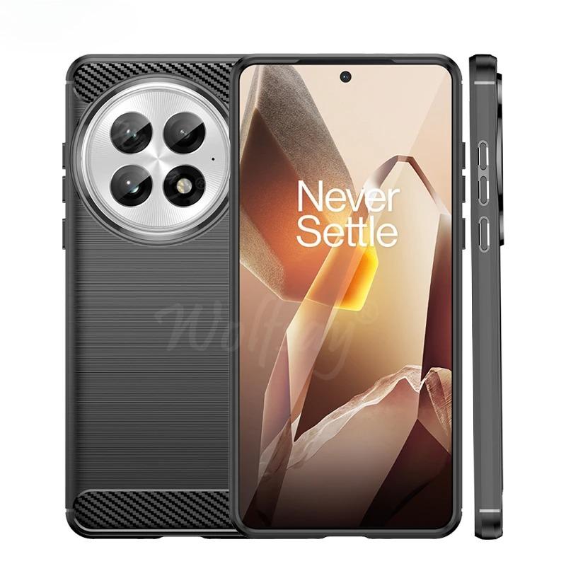 For OnePlus 13 Case Bumper Anti-knock Soft Silicone Carbon Fiber Back Cover For OnePlus 13 Case For OnePlus 13 Case 6.82 Inch