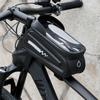 PVC Black Hard Shell Waterproof Performance Touching Screen Bike Bag Mobile Phone Bicycle Cycling Packet Equipment
