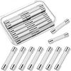Frienda 20 Pieces Microwave Fuse 20 Amp Ceramic Fuse Slow Blow Microwave 250v 20a 6.35 X 30 Mm Compatible with Ge Wb27x10388 Kenmore Slow Blow