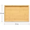 Simple Japanese Bamboo Tea Tray Kitchen Storage Serving Trays Home Hotel Platter Plate for Dessert Breakfast Coffee Food Tray