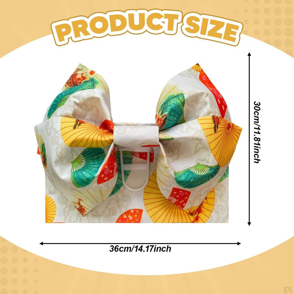 Japanese Kimono Bow Belt Pre Tied for Lady Costume Accessories Dress Cosplay