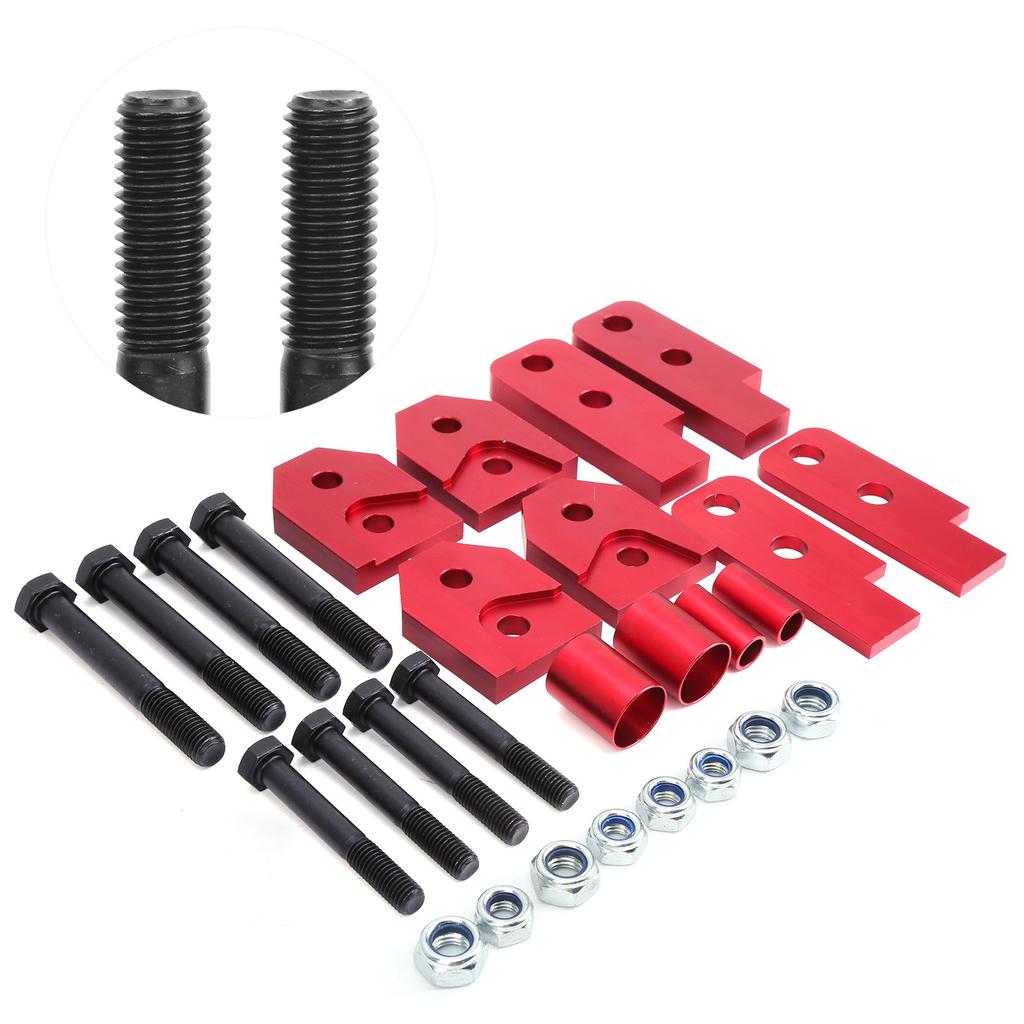 Zestaw do podnoszenia ATV 2 cale Narzędzie do podnoszenia pojazdu terenowego Czerwony Pasuje do Yamaha Rhino 450 660 700