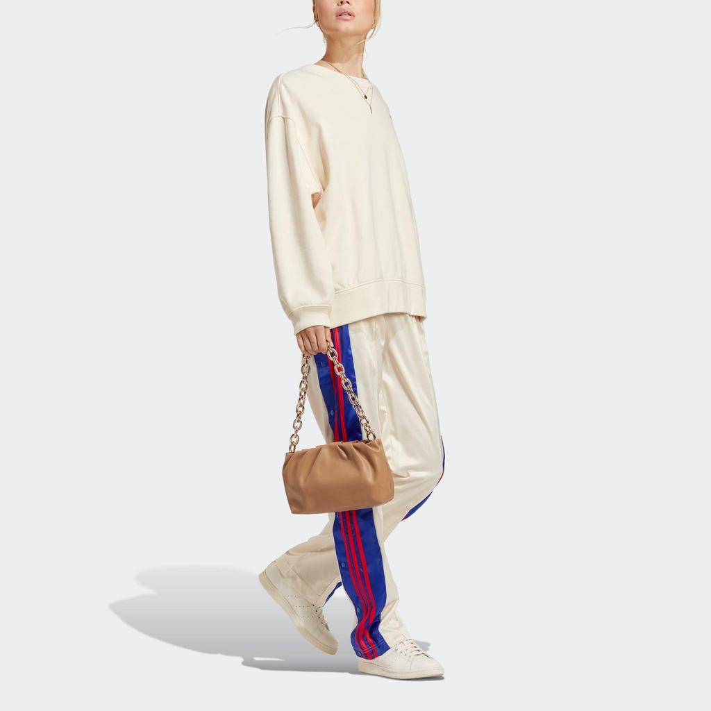 adidas Originals Premium Essentials Oversized Crewneck Sweatshirt Off White IC4977