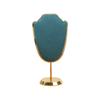 Metal Base Mini Jewelry Display Stand Velvet Jewelry Storage Display Rack  for Home Jewelry Storage