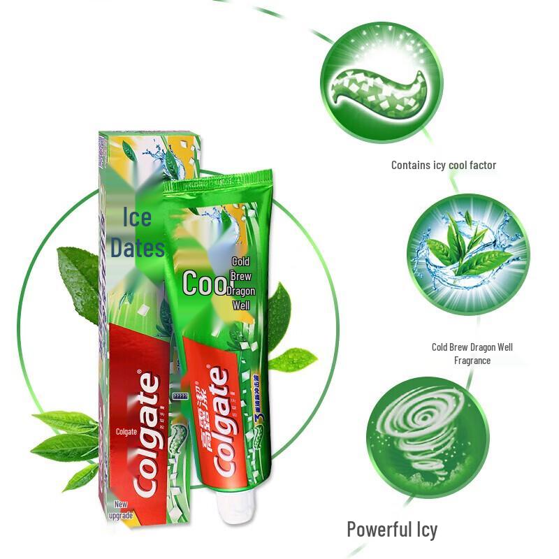 Colgate Ice Cool Longjing Tea Toothpaste 3-Pack