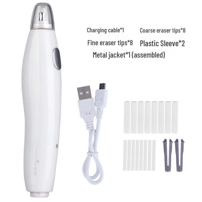 Astronomical Lithium Rechargeable Electric Eraser for Sketching, Painting, and Student Writing 8305 белый