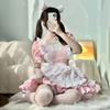 Pink Pussy Maid Outfit Lolita Dress Girl Maid Uniform Cosplay Anime Cosplay Cos Costume