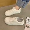 Women Leather Breathable Vulcanized Shoes New Breathable Leather Women Casual White Sports Soft Sole Comfortable Sports Shoes