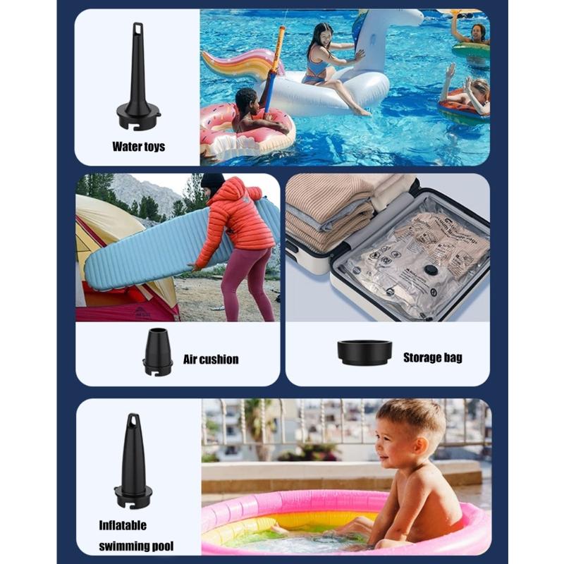 5200mAh USB Wiederaufladbare Luftpumpen Hohe Effizienz Tragbare Elektrische Pumpen für Aufblasbare Matratze Poolspielzeug Camping
