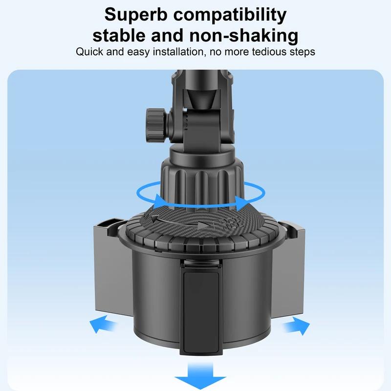 Odolný držák na nápoje do auta a stojánek na tablet pro iPad 4-14' Otočný o 360° Držák na telefon s náklonem 270° RAM Mount Příslušenství pro vozidlo SUV