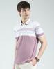 MONTE CARLO Men's Regular Fit Striped Polo Half Sleeve T-Shirt