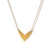Sunflower Series 18K Gold Plated Necklace - European & American Style, Titanium Steel Clavicle Chain for Women