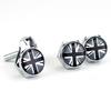 4Pcs USA Italy Germany British Flag Metal Screws License Plate Bolts For VW BM Aud Car Accessories