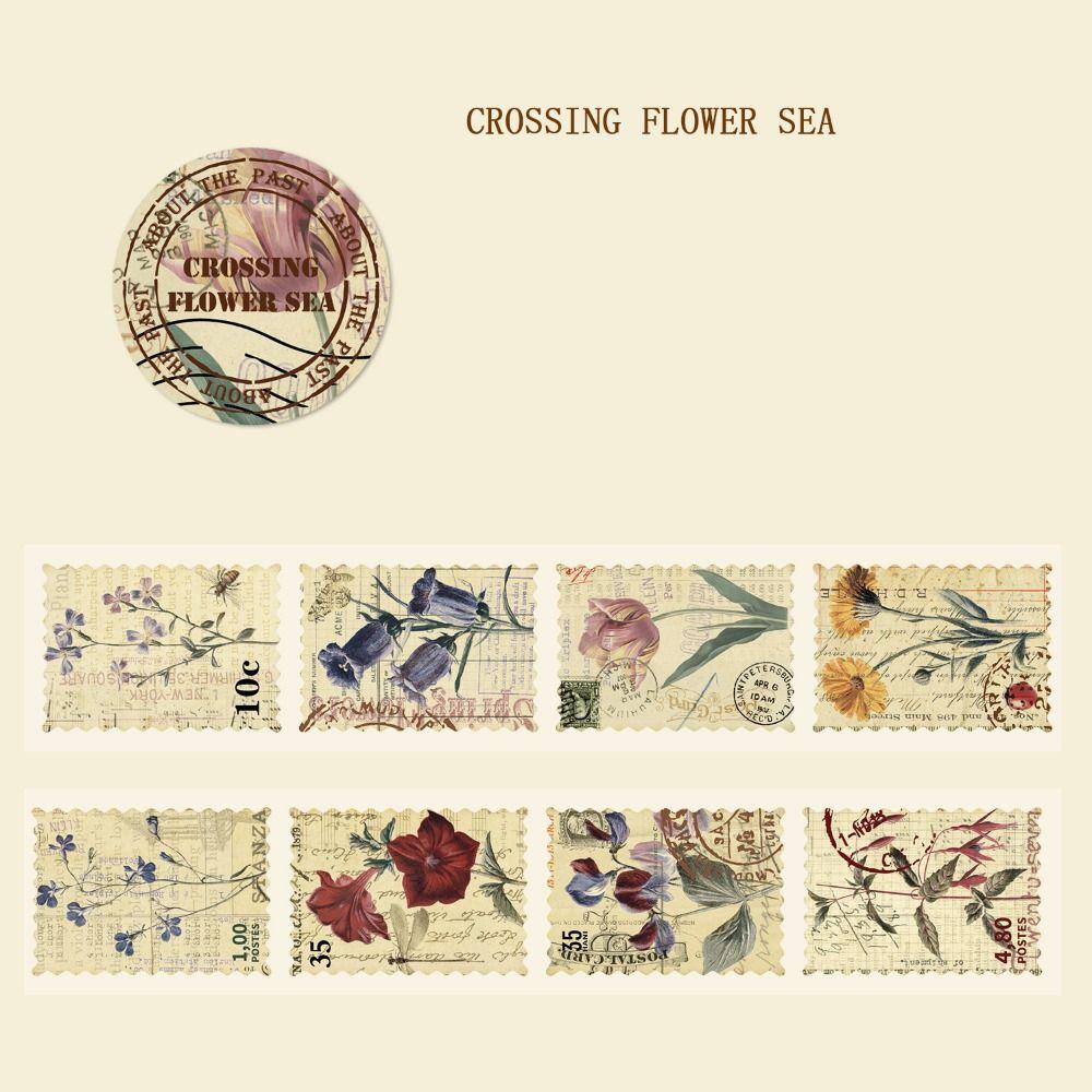 DIY Die-Cut Tape About the Past Series Decorative Paper Tape New Scrapbook Tape  Journal Decor