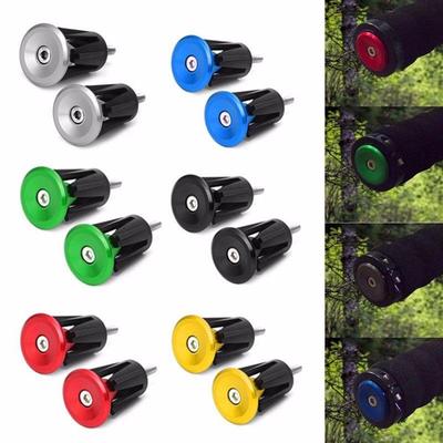 Lock-On Bicycle Parts Bike Handle End Plugs Handlebar Grips Covers Handle Bar Cap  Aluminum Alloy