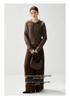Elegant Women's Cashmere Hooded Sweater - Winter 2026 Style, Solid Color, Thick Base Layer, Loose Fit, Slimming Knitwear