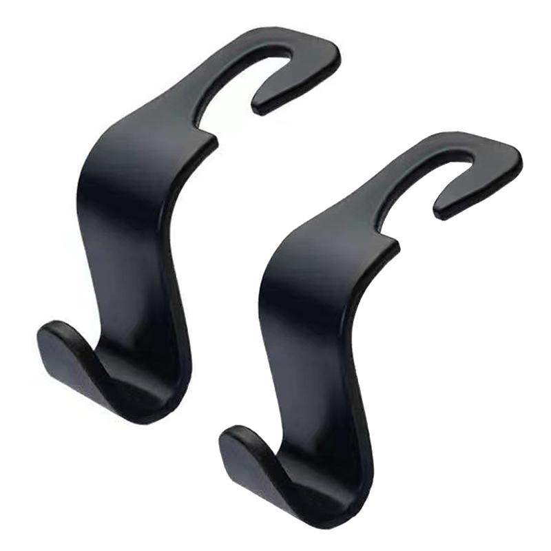 Carbon Fiber Car Seat Back Headrest Hanger Hook Universal Car Vehicle Back Seat Storage Organizers Auto Interior Accessories