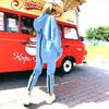 Unisex Letter Print Tracksuit, Long Zip Up Sweatshirt and Pants Set, Women Casual Loose Two Piece Outfit