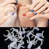 200pk Nail Polish Display Rings - Natural Practice Tips for Manicure Beginners