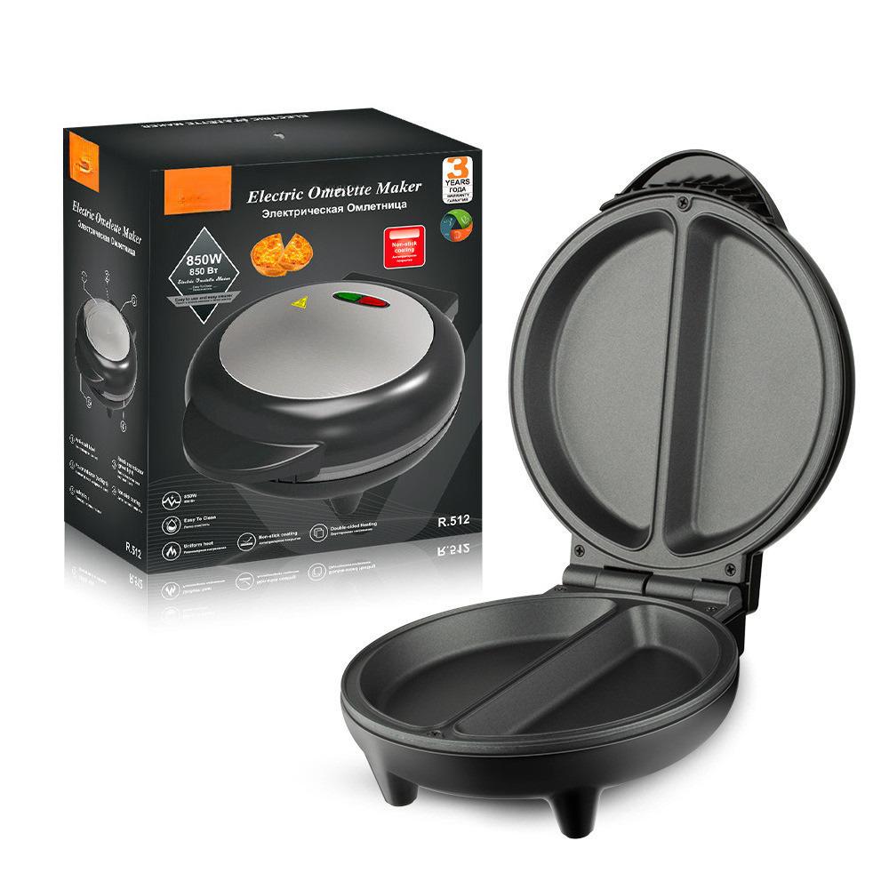 850W Electric Omelette Maker Double Sided Heating Electric Baking Pan Pizza Maker Non Stick Coating Pancake Pot