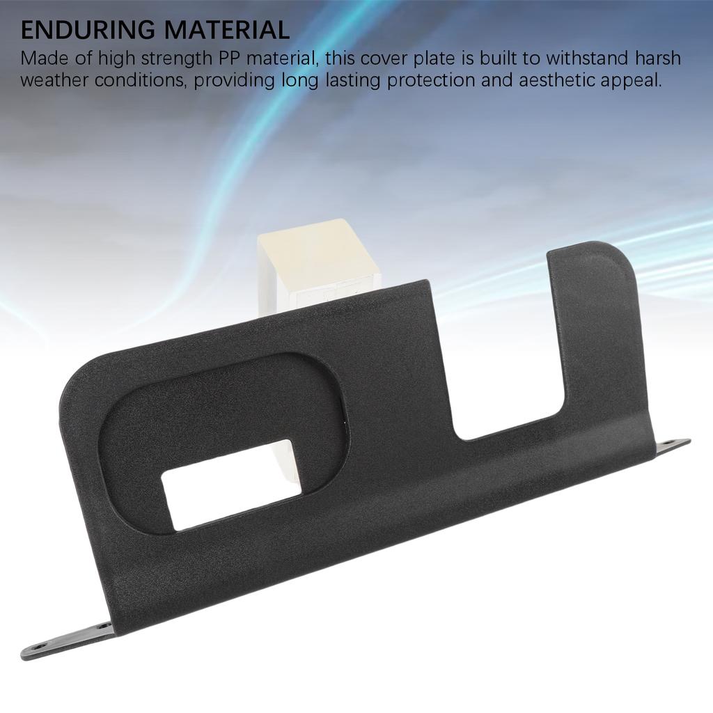 Rear Bumper Cover Plate PP Rear Bumper Hitch Surround Cover Protection Panel Replacement For Maverick 2025-2025 with Connector
