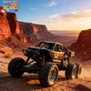 Children's Day Best Gift 1:24 6WD Alloy RC Rock Crawler, 2.4GHz Remote Control, Independent Suspension, All-Terrain Off-Road Climbing Truck Toy for