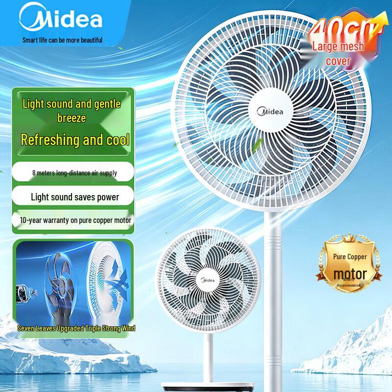 Midea Soft Wind Desk and Floor Electric Fan