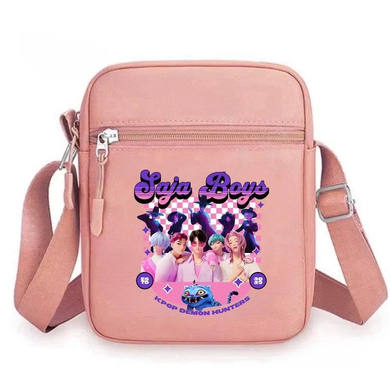

New Witch Hunters Cartoon Printed Boys and Girls Colored Small Square Bag Casual Pop Cute Ladies Shoulder Bag 15*5*20CM