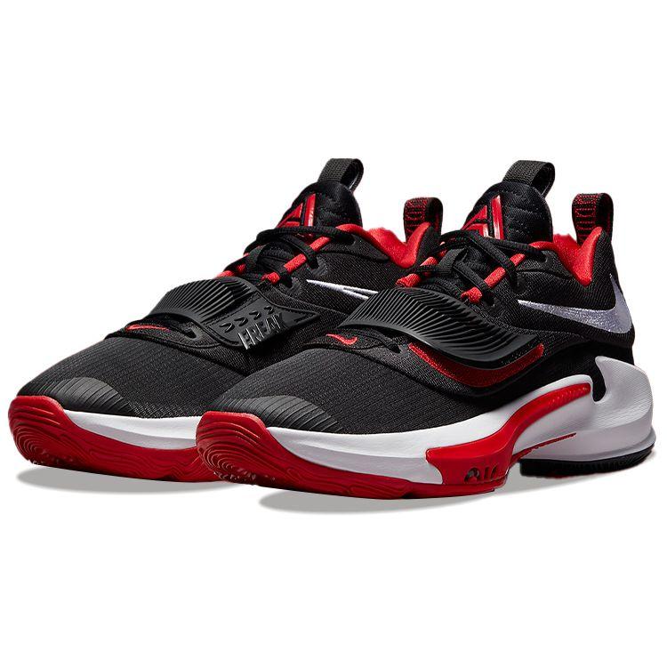 Nike Zoom Freak 3 Bred Pánské tenisky Černé University-Red Bílé DA0694-003