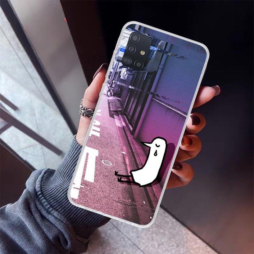 Oyasumi Punpun Phone Case For Samsung Galaxy A12 A52S A42 A32 A22 A51 A50 Note 20 Ultra 10 S10 Plus A71 A70 A31 A30 A10S Galaxy