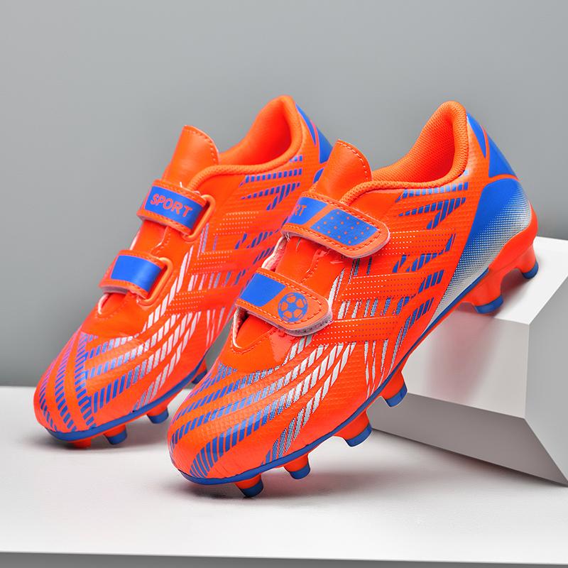 Children's soccer shoes Boys spike tf youth professional training shoes Boys girls primary school non-slip sports shoes