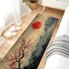 Chinese Style Plum Blossom Kitchen Mat Non-Slip Waterproof Floor Rug for Bedroom Kitchen Oriental Aesthetic Home Decor Carpet