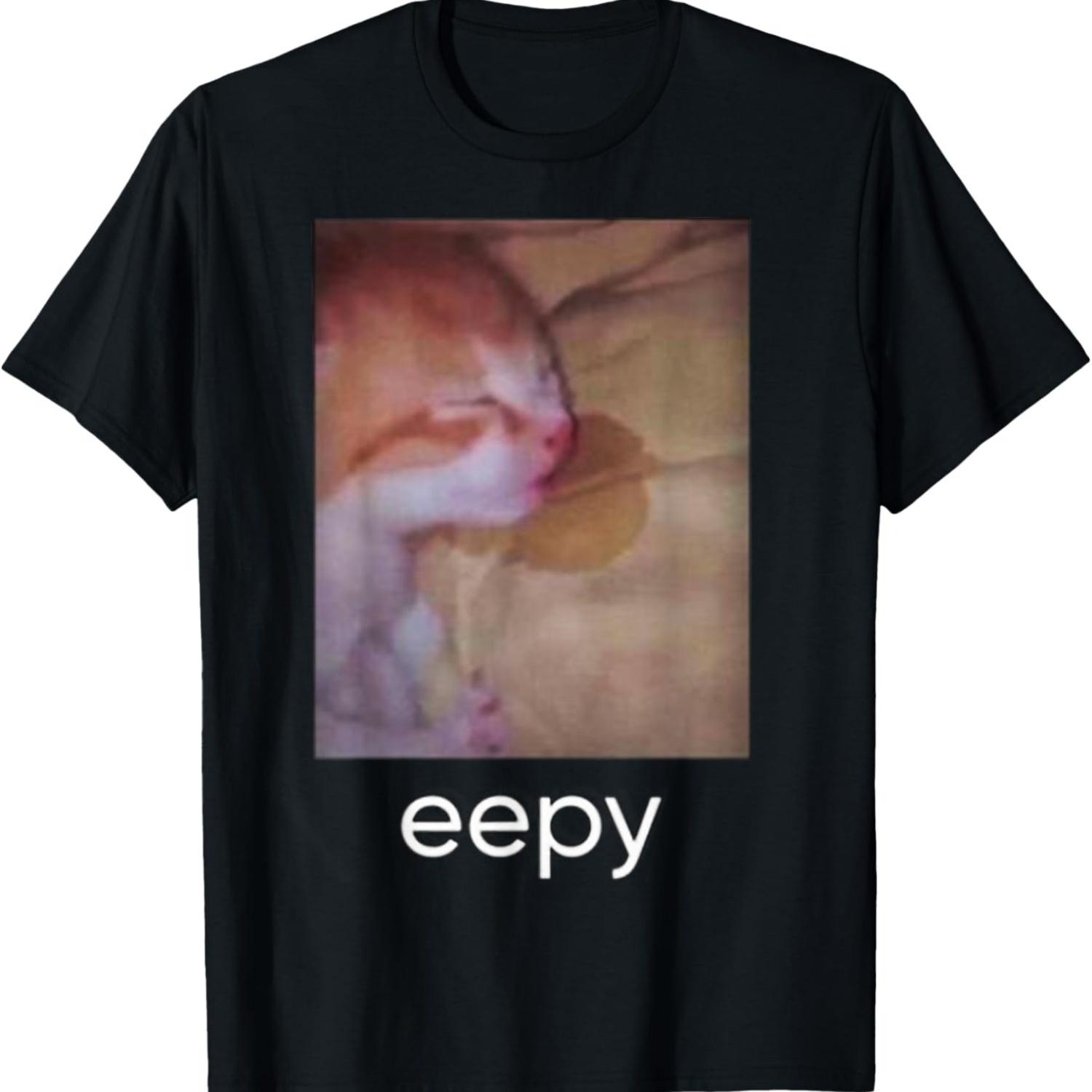 

Eepy Cat Meme T-Shirt(1) XXXXXL чорний