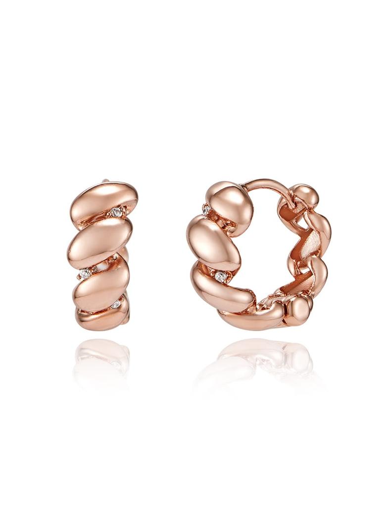 Volume Wave One-Touch Earrings C24EB312