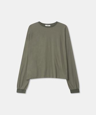 Diaendeukweseucheon Slub Long Sleeve T-Shirt / Khaki