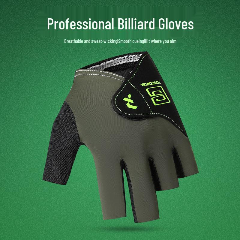 High-Durability Three-Finger Billiard Gloves for Men & Women - Ideal for Professional Snooker Competitions (Right Hand)