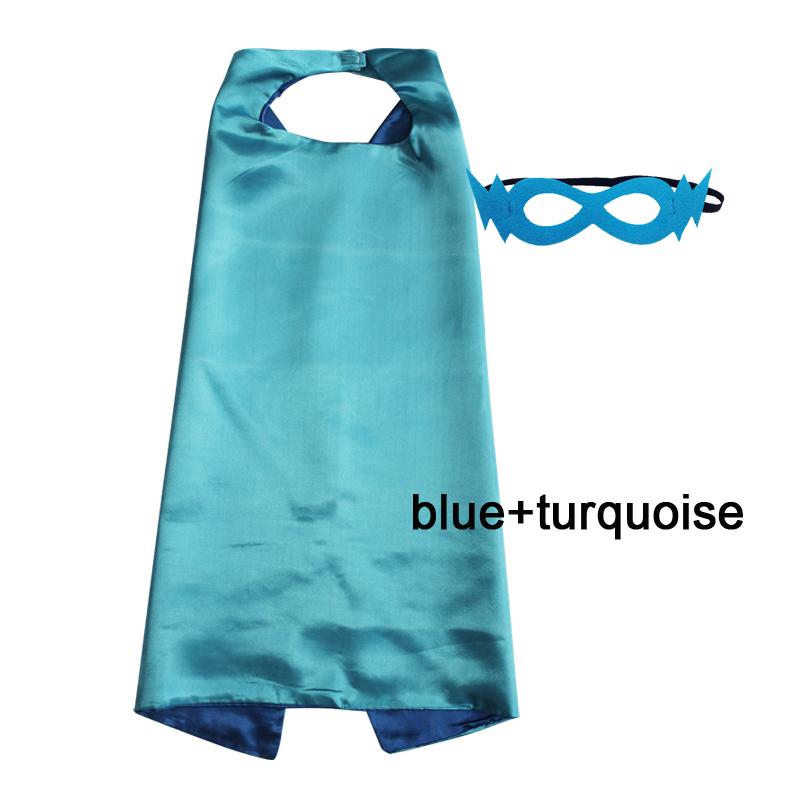 Kids Superhero Capes Plain Satin Solid Capes Boys Girls Birthday Party Favor Anime Cosplay