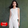 Women's High-End Spring/Summer French-Design Suit with Vest and Outerwear Base Layer