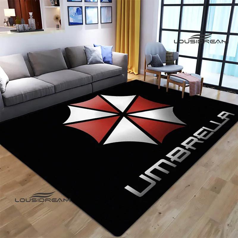 R-Resident Evil Umbrella Printed Carpet Non -slip Carpet Carpets for Living Room Area Rug Door Pad Bedroom Decor Birthday Gift