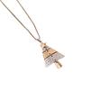 New Christmas Star Pine Tree Pendant Sweater Chain Design Sense Christmas Tree Necklace
